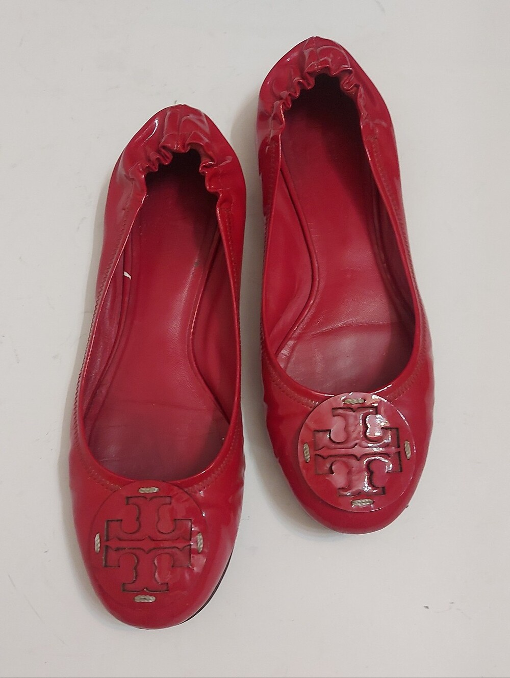 Tory Burch women's leather ballet flats, size 9.5